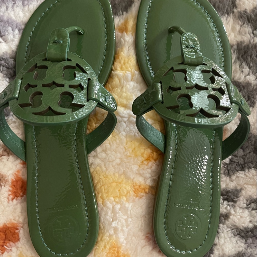 Dark green Tory Burch Sandals - Worn once